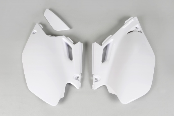 Side panels - white 046 - Yamaha - REPLICA PLASTICS - YA03866-046 - UFO Plast