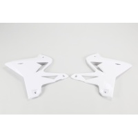 Radiator covers / Restyling - white 046 - Yamaha - REPLICA PLASTICS - YA04834-046 - UFO Plast