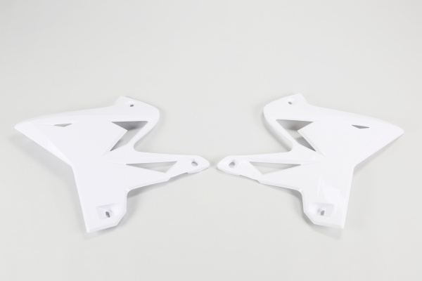 Radiator covers / Restyling - white 046 - Yamaha - REPLICA PLASTICS - YA04834-046 - UFO Plast