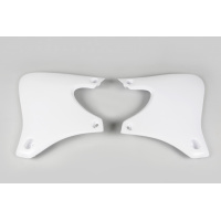 Radiator covers - white 046 - Yamaha - REPLICA PLASTICS - YA03810-046 - UFO Plast