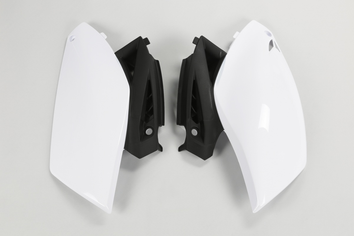 Side panels - white 046 - Yamaha - REPLICA PLASTICS - YA04812-046 - UFO Plast