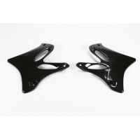 Radiator covers - black - Yamaha - REPLICA PLASTICS - YA03846-001 - UFO Plast