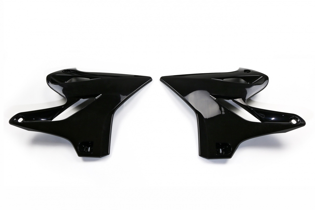 Radiator covers - black - Yamaha - REPLICA PLASTICS - YA04844-001 - UFO Plast