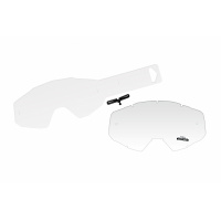 Clear lens with 10 tear off's for motocross Epsilon goggle - Goggles - LE02209 - Ufo Plast Clear lens with 10 tear off's for motocross Epsilon goggle - Goggles - LE02209 - Ufo Plast