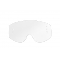 Clear lens with roll off's holes for motocross goggle Nazca, Fusion Evolution, Nazca Evolution2 - Goggles - LE02167 - Ufo Plast Clear lens with roll off's holes for motocross goggle Nazca, Fusion Evolution, Nazca Evolution2 - Goggles - LE02167 - Ufo Plast