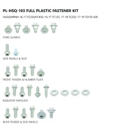 Motocross full plastic fastener kit for Husqvarna - Other items - AC02446 - Ufo Plast Motocross full plastic fastener kit for Husqvarna - Other items - AC02446 - Ufo Plast