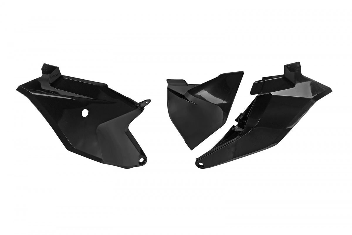 Side panels - black - Gas Gas - REPLICA PLASTICS - GG07115-001 - UFO Plast