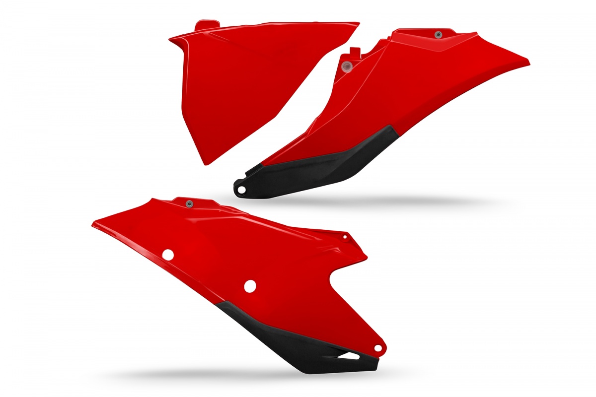 Side Panels red for Gas Gas MC 125 - MC 250 - EC 250 - EC 300 - MC-F 250 - EX 250 - EC-F 250 - EX-F 250 - EX 300 - MC-F 350 ....