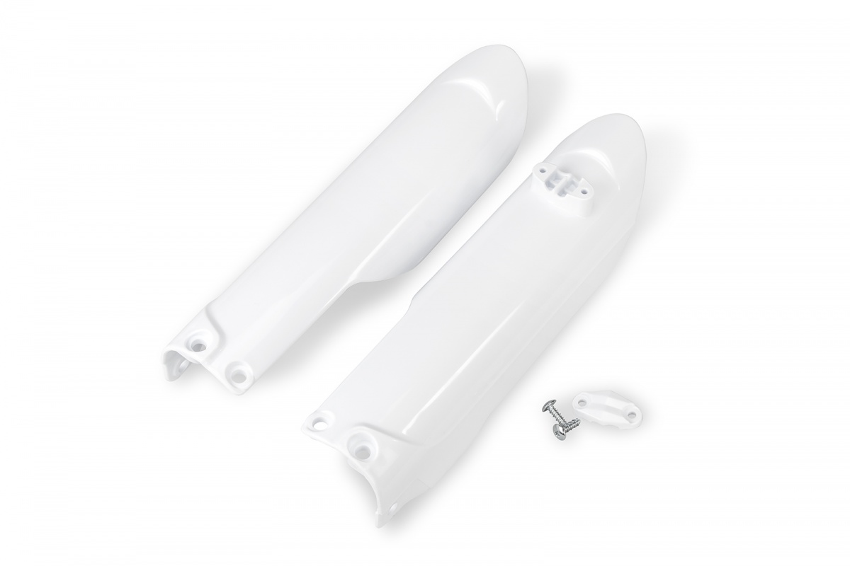 Fork slider protectors - white 041 - Gas Gas - REPLICA PLASTICS - GG07118-041 - UFO Plast