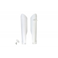 Fork slider protectors - white 20-21 - Husqvarna - REPLICA PLASTICS - HU03361-040 - UFO Plast