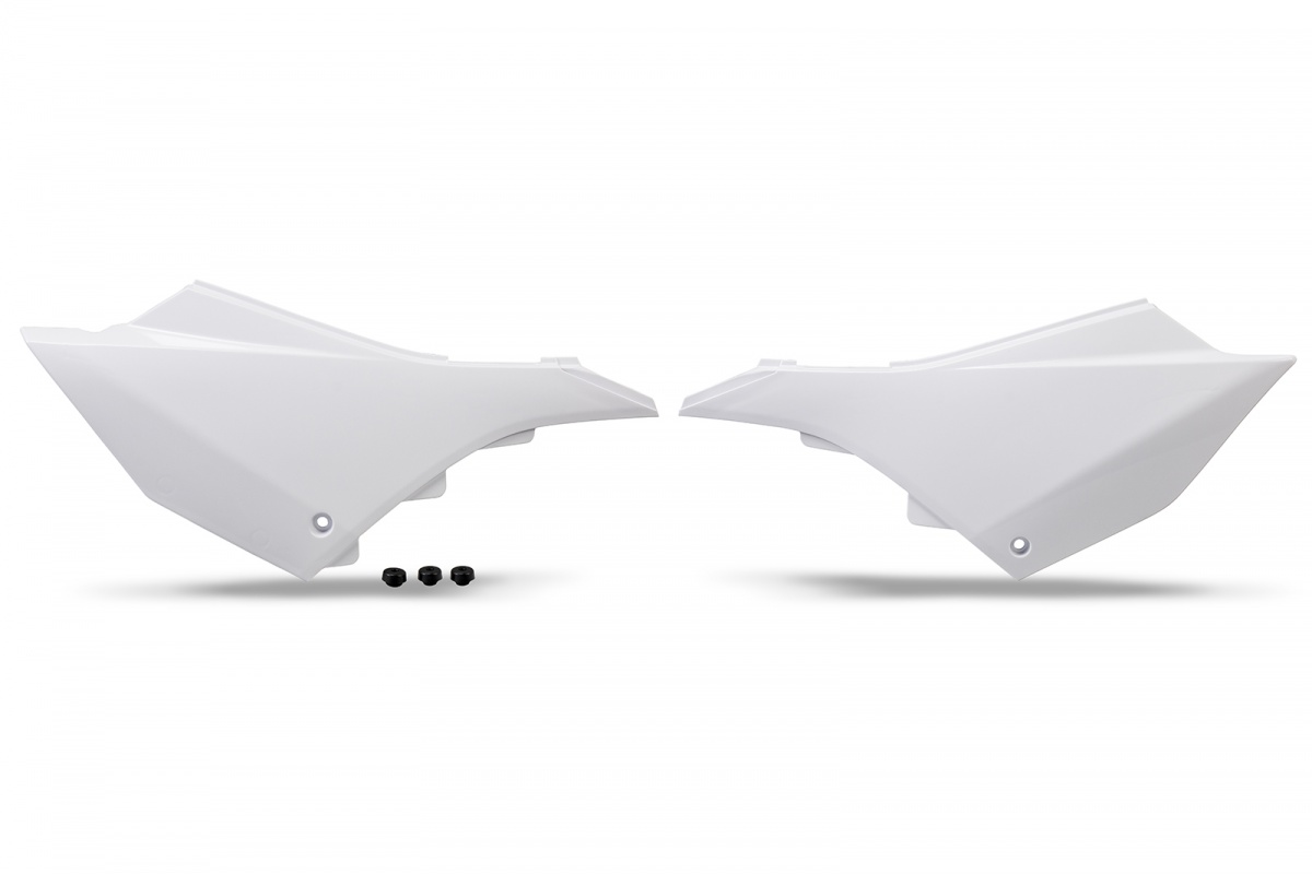 Side panels - white - Yamaha - REPLICA PLASTICS - YA04877-046 - UFO Plast