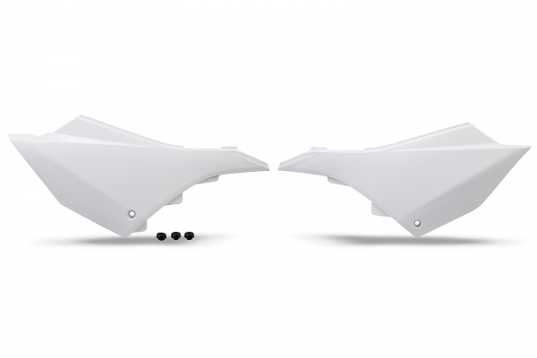 Side panels - white - Yamaha - REPLICA PLASTICS - YA04877-046 - UFO Plast