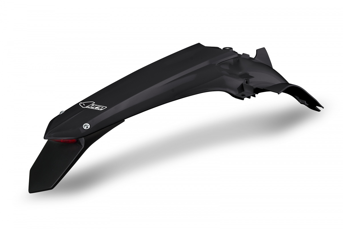 Rear Fender black for Yamaha YZ 125 (2022-25) - YZ 250 (2022-25) - REPLICA PLASTICS - YA04878-001 - Ufo Plast