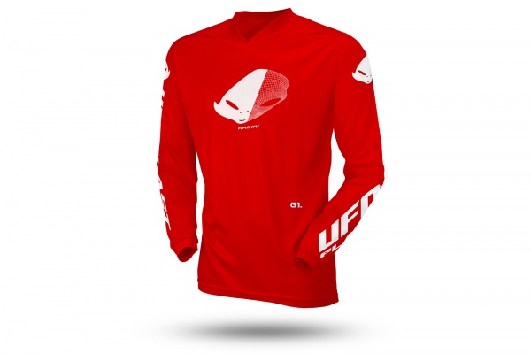 Motocross Radial jersey for kids red - CLOTHING - MG04531-B - Ufo Plast
