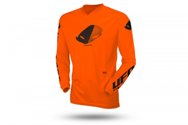 Motocross Radial jersey for kids neon orange - CLOTHING - MG04531-FFLU - Ufo Plast