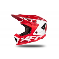 Motocross helmet Echus red and white glossy - Home - HE170 - Ufo Plast