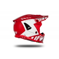 Motocross helmet Echus red and white glossy - Home - HE170 - Ufo Plast
