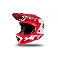 Motocross helmet Echus red and white glossy - Home - HE170 - Ufo Plast