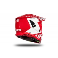 Motocross helmet Echus red and white glossy - Home - HE170 - Ufo Plast