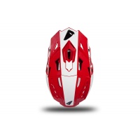 Motocross helmet Echus red and white glossy - Home - HE170 - Ufo Plast