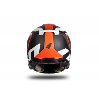 Motocross helmet Echus black, orange and white matt - Home - HE171 - Ufo Plast