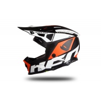 Motocross helmet Echus black, orange and white matt - Home - HE171 - Ufo Plast