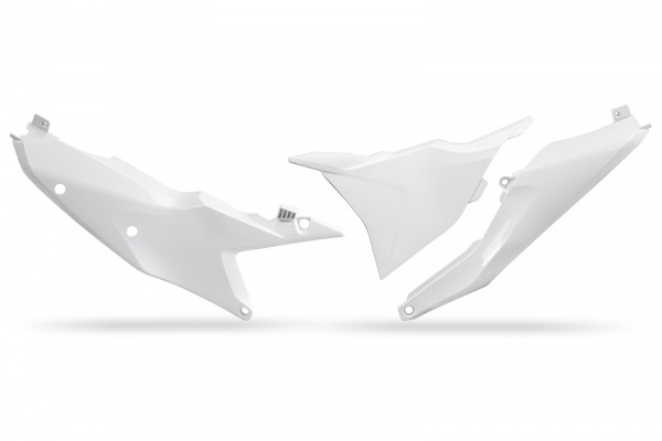 SIDE PANELS WITH AIRBOX COVER LEFT SIDE - White 20-23 - KTM - REPLICA PLASTICS - KT05012-042 - UFO Plast