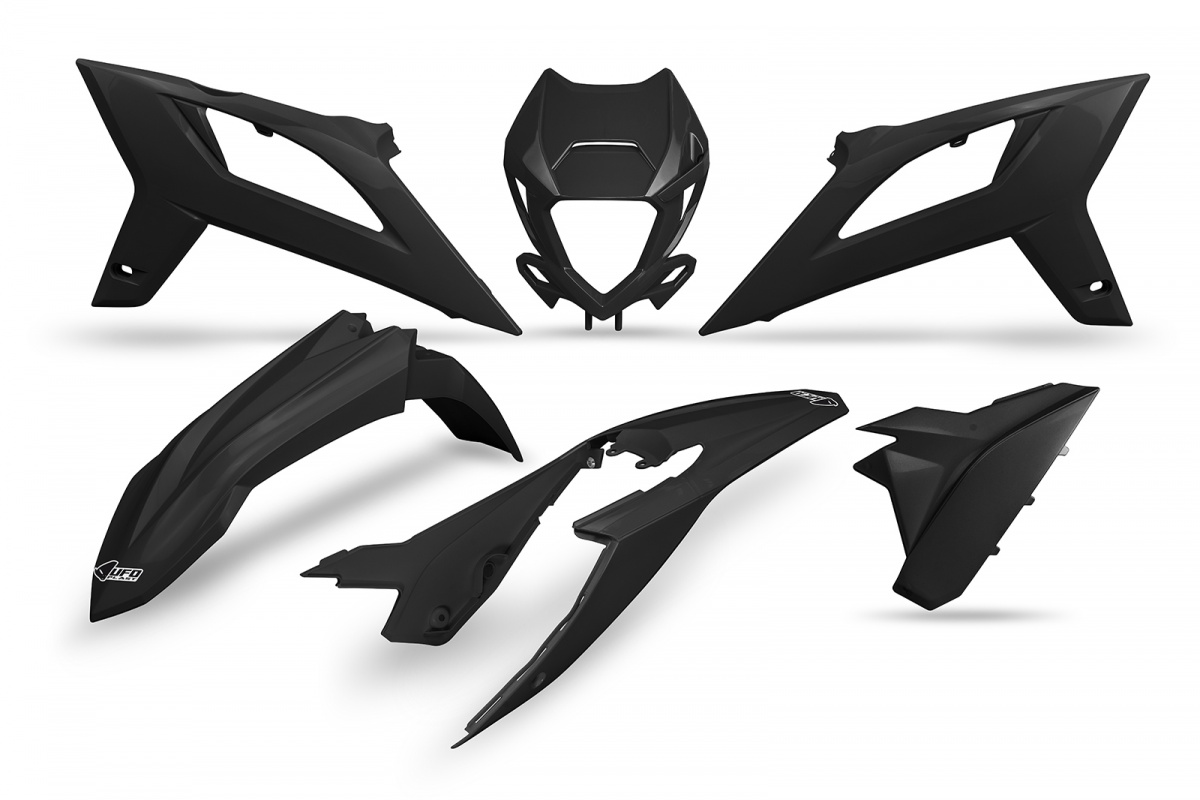 Plastic Kit black for Beta RR 250 (2020-24) - RR 300 (2020-24) - RR 350 (2020-24) - RR 400 (2020-24) - RR 450 (2020-24) - REP...