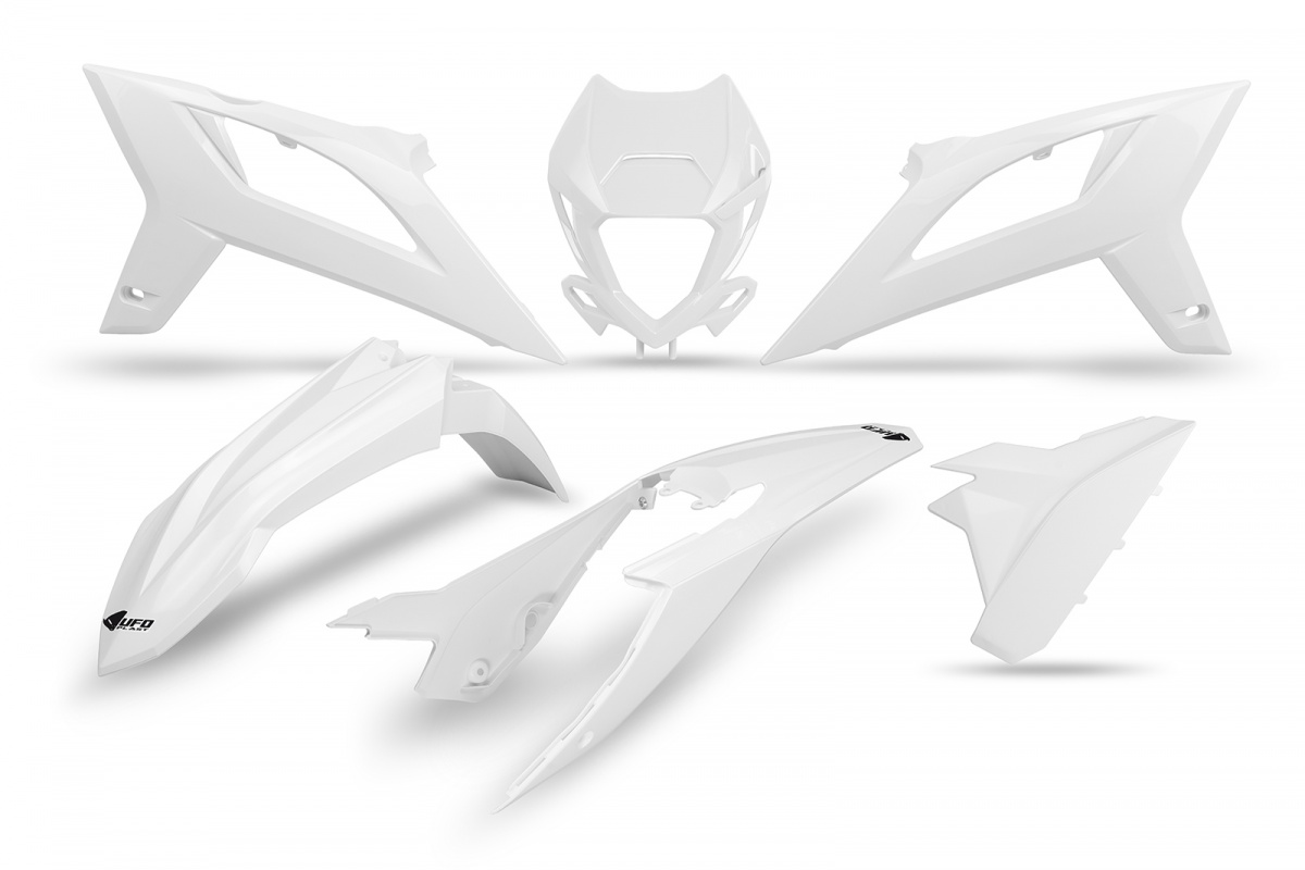 Plastic Kit white for Beta RR 250 (2020-24) - RR 300 (2020-24) - RR 350 (2020-24) - RR 400 (2020-24) - RR 450 (2020-24) - REP...