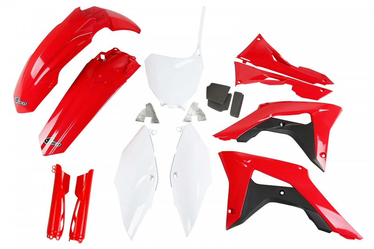 Full plastic kit with airbox cover Honda - oem - REPLICA PLASTICS - HOKIT123F-999 - UFO Plast