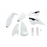 Full Plastic Kit white for Husqvarna TE 250 - TE 125 - FE 250 - TE 300 - FE 350 - FE 450 - TX 125 - TX 250 - TX 300 - REPLICA...