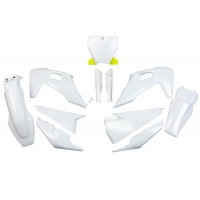 Plastic full kit Husqvarna - white 041 - REPLICA PLASTICS - HUKIT622F-041 - UFO Plast