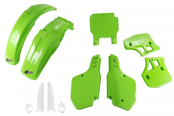 Full plastic kit Kawasaki - green - REPLICA PLASTICS - KAKIT187F-026 - UFO Plast