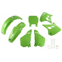 Full plastic kit Kawasaki - oem 91 - REPLICA PLASTICS - KAKIT188F-999A - UFO Plast