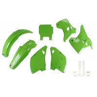 Full plastic kit Kawasaki - green - REPLICA PLASTICS - KAKIT194F-026 - UFO Plast