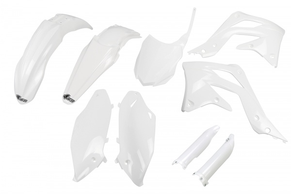 Full plastic kit Kawasaki - white - REPLICA PLASTICS - KAKIT220F-047 - UFO Plast