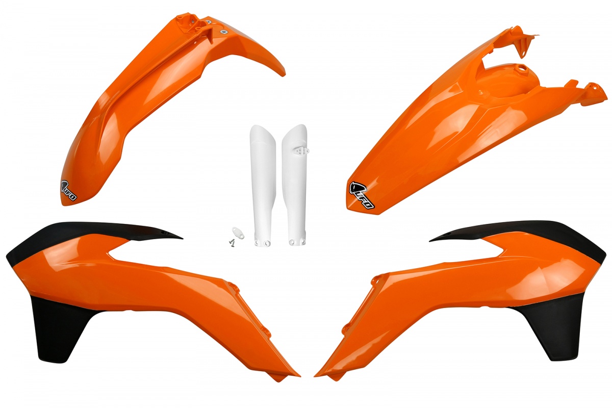 Full Plastic Kit OEM Color 14 for Ktm EXC 125/XC W125 - EXC 200 - EXC 250/XC W250 - EXC-F 250/XCF W250 - EXC 300/XC W300 - E....