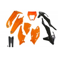 Full Plastic Kit OEM Color 17 & 19 for Ktm EXC 125/XC W125 - EXC 150/XC W150 / XC W150TPI - EXC 250/XC W250 - EXC-F 250/XCF ....