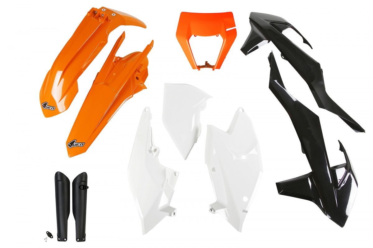 Full Plastic Kit OEM Color 18 for Ktm EXC 125/XC W125 - EXC 150/XC W150 / XC W150TPI - EXC 250/XC W250 - EXC-F 250/XCF W250 ....