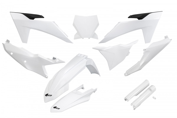 Full plastic kit compatible Ktm - white - REPLICA PLASTICS - KTKIT529F-042 - UFO Plast