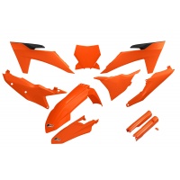 Full plastic kit compatible Ktm - orange - REPLICA PLASTICS - KTKIT529F-127 - UFO Plast