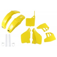 Full Plastic Kit OEM Color for Suzuki RM 250 (1989-91) - REPLICA PLASTICS - SUKIT398F-999 - Ufo Plast