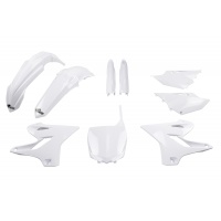 Full Plastic Kit white for Yamaha YZ 125 (2015-21) - YZ 250 (2015-21) - REPLICA PLASTICS - YAKIT319F-046 - Ufo Plast