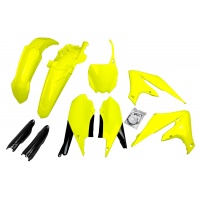 Full Plastic Kit neon yellow for Yamaha YZF 250 (2019-23) - YZF 450 (2018-22) - REPLICA PLASTICS - YAKIT321F-DFLU - Ufo Plast