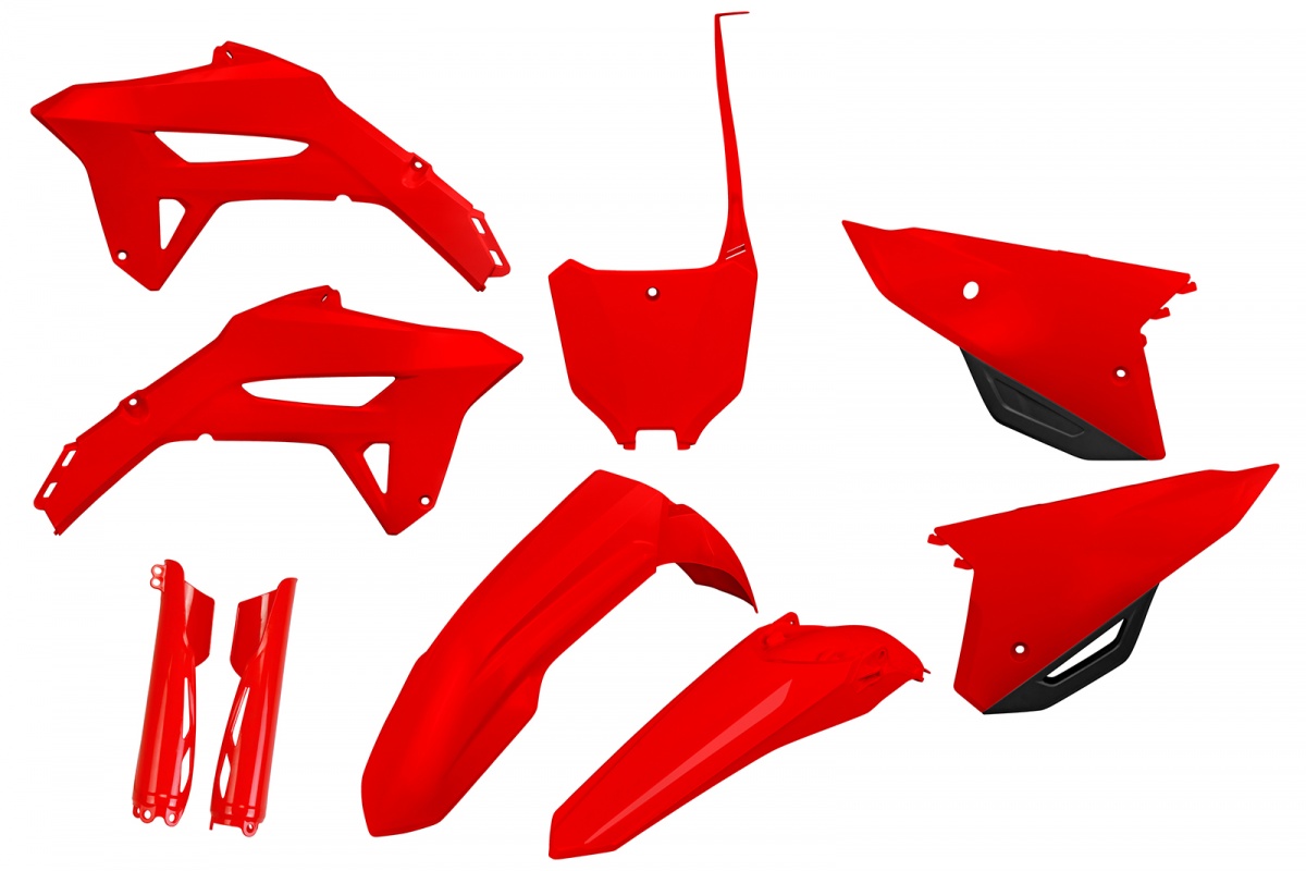 Full Plastic Kit OEM Color for Honda CRF 250R (2022-24) - CRF 450R (2021-24) - REPLICA PLASTICS - HOKIT125F-999 - Ufo Plast