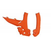 Frame Guard orange for Ktm SX 250/XC 250 - SX 125/XC 125 - SX 150 - EXC 150/XC W150 / XC W150TPI - EXC 250/XC W250 - EXC-F 2....