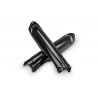 fork slider protectors - black - Yamaha - REPLICA PLASTICS - YA04895-001 - UFO Plast