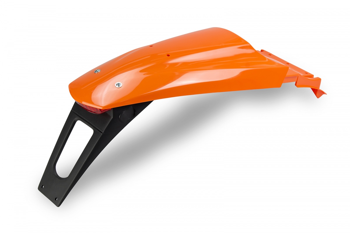 Rear Fender orange for Ktm LC4 640 (2002-04) - SMC 660 (2002-04) - REPLICA PLASTICS - KT03015-127 - Ufo Plast