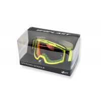 Motocross Wise Pro goggle neon yellow - Adult gear - GO13002-DK - UFO Plast