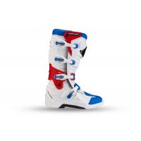 Motocross Xander boots white blue and red - Boots - BO13001-BC - UFO Plast